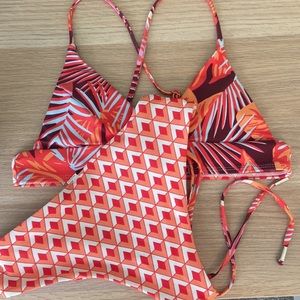 Colorful bikini! Great material and true to size